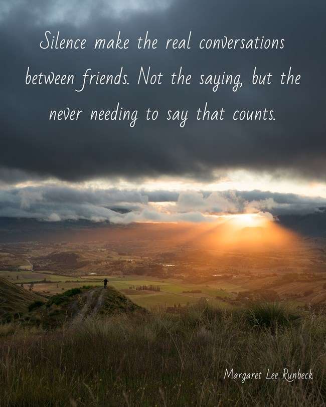 Margaret Lee Runbeck friendship quote